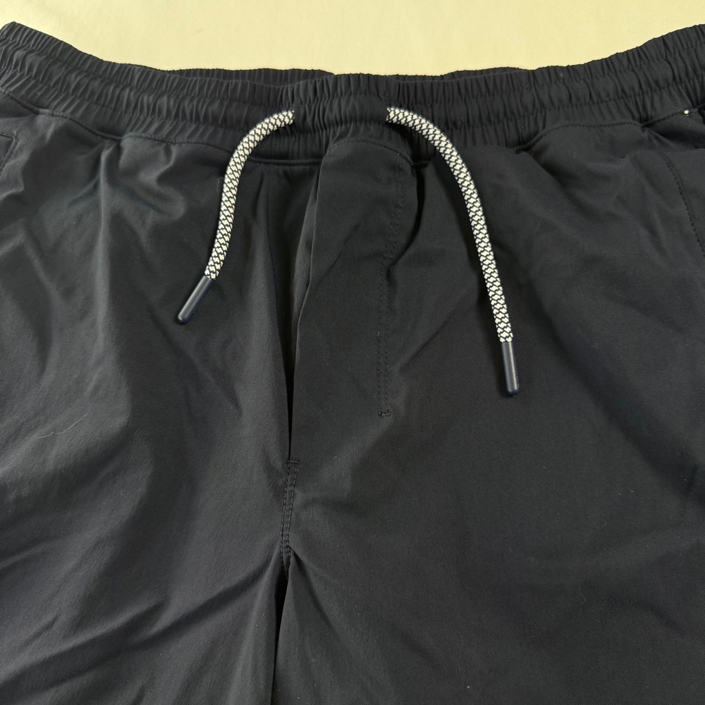 Birddogs Mens Large Navy Blue Lined Athletic Swim Trunks Drawstring Pockets - Picture 9 of 9